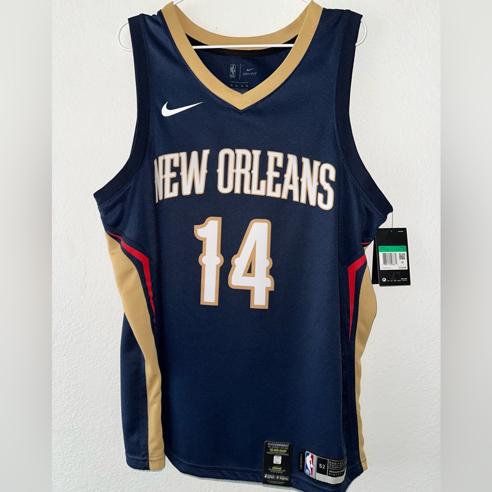 Nike NBA New Orleans Pelicans Brandon Ingram #14 Navy Blue Jersey Size XL NWT